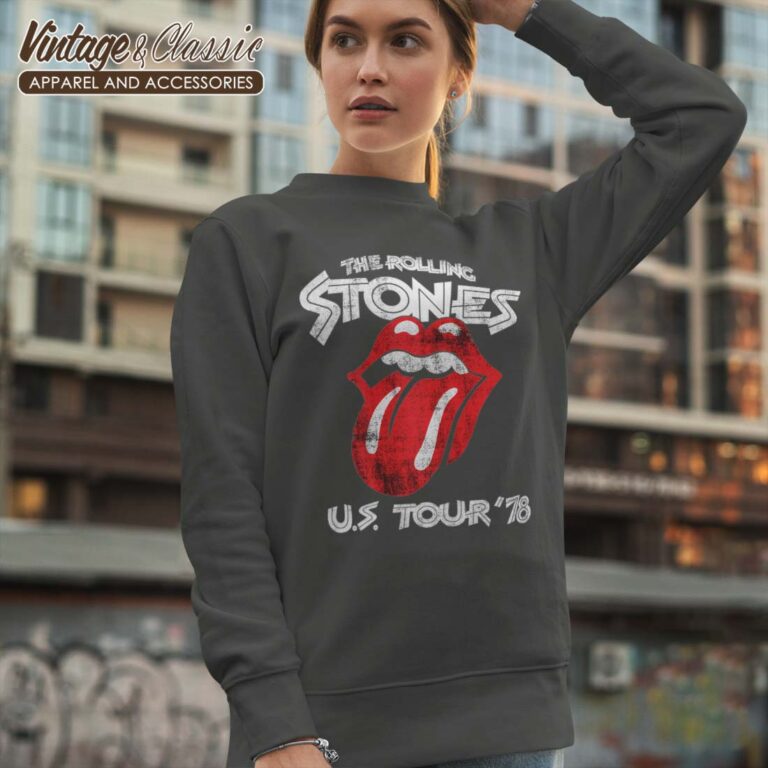 The Rolling Stones U S Tour 1978 Sweatshirt The Rolling Stones U S Tour 1978 Sweatshirt