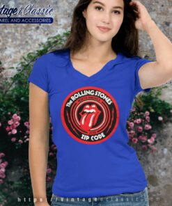 The Rolling Stones Zip Code 2015 V Neck TShirt
