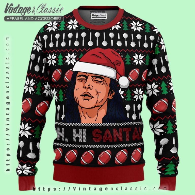 The Room Johnny Santa Ugly Christmas Sweater Ugly Christmas Sweater The Room Johnny Santa Ugly Christmas Sweater Ugly Christmas Sweater