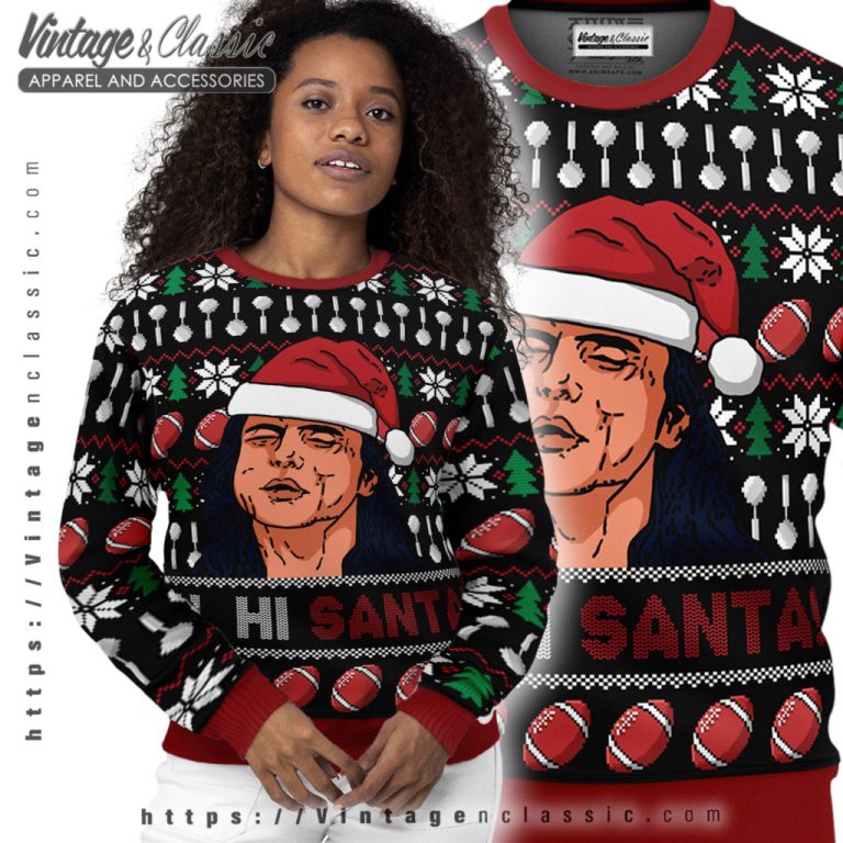 The Room Johnny Santa Ugly Christmas Sweater Women Ugly Sweater The Room Johnny Santa Ugly Christmas Sweater Women Ugly Sweater