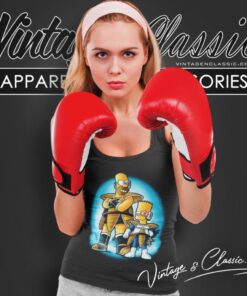 The Saiyans Simpson Parody Dragon Ball Tank Top Racerback