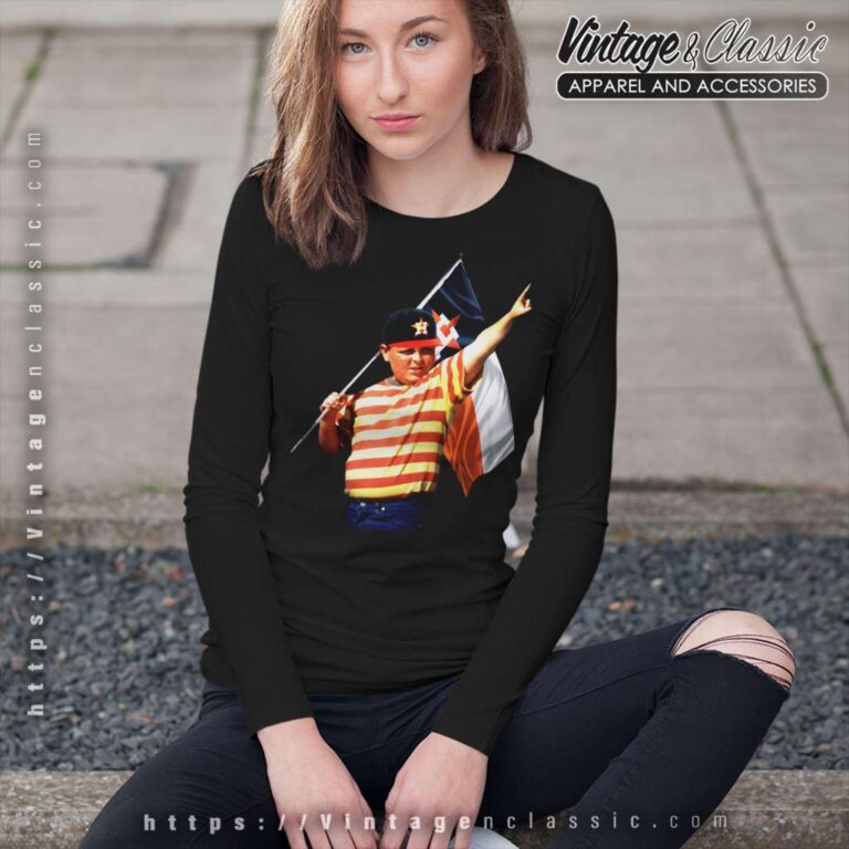 The Sandlot Houston Astros Long Sleeve Tee The Sandlot Houston Astros Long Sleeve Tee