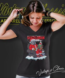 The Santalorian Star Wars Christmas V Neck TShirt