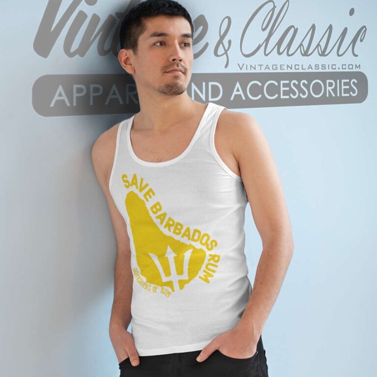 The Save Barbados Rum Tank Top Racerback The Save Barbados Rum Tank Top Racerback