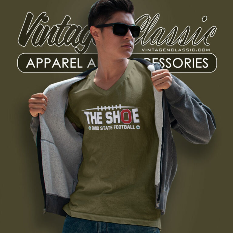 The Shoe Ohio State Football V Neck TShirt The Shoe Ohio State Football V Neck TShirt