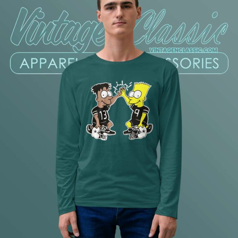 The Simpson Dallas Cowboys Long Sleeve Tee The Simpson Dallas Cowboys Long Sleeve Tee