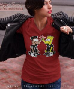 The Simpson Dallas Cowboys V Neck TShirt