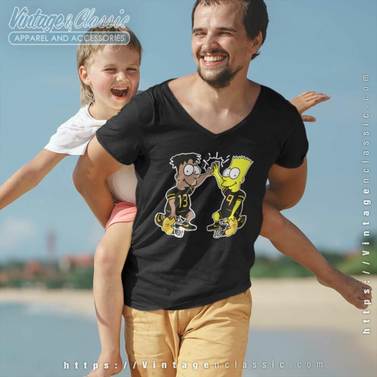 The Simpson Minnesota Vikings V Neck TShirt The Simpson Minnesota Vikings V Neck TShirt