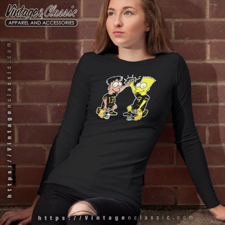 The Simpson Pittsburgh Steelers Long Sleeve Tee The Simpson Pittsburgh Steelers Long Sleeve Tee