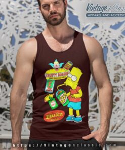 The Simpsons Bart Krusty Burger Buzz Cola Tank Top Racerback