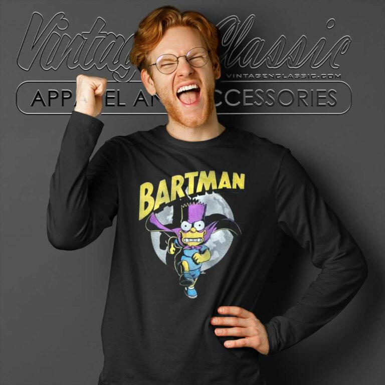 The Simpsons Bartman Bart Simpson Long Sleeve Tee The Simpsons Bartman Bart Simpson Long Sleeve Tee
