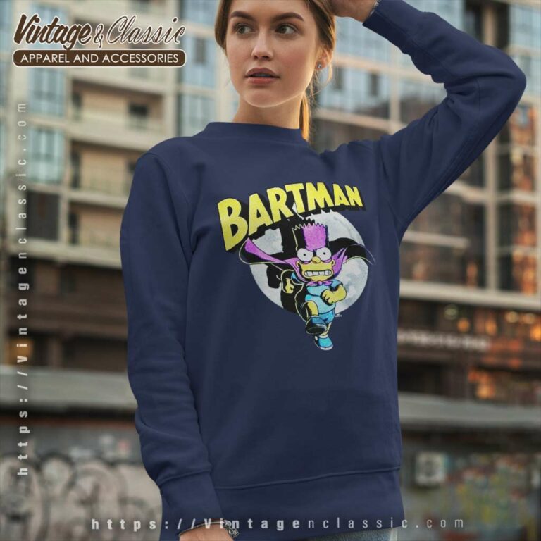 The Simpsons Bartman Bart Simpson Sweatshirt The Simpsons Bartman Bart Simpson Sweatshirt
