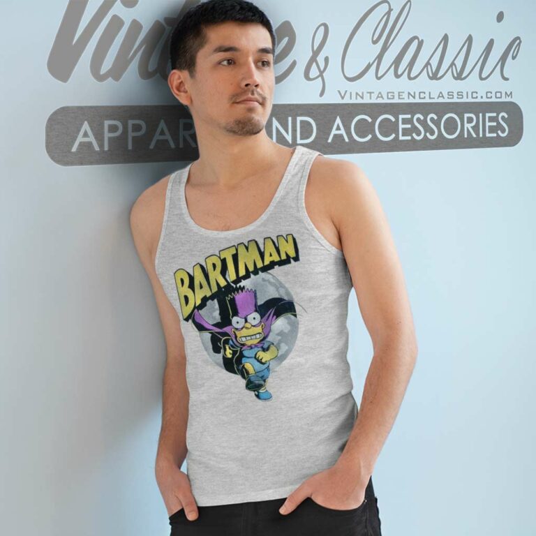 The Simpsons Bartman Bart Simpson Tank Top Racerback The Simpsons Bartman Bart Simpson Tank Top Racerback