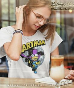 The Simpsons Bartman Bart Simpson Women TShirt