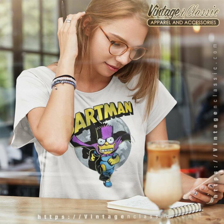 The Simpsons Bartman Bart Simpson Women TShirt The Simpsons Bartman Bart Simpson Women TShirt