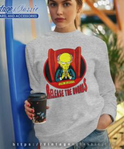 The Simpsons Cm Burns Release The Hounds Sweatshirt