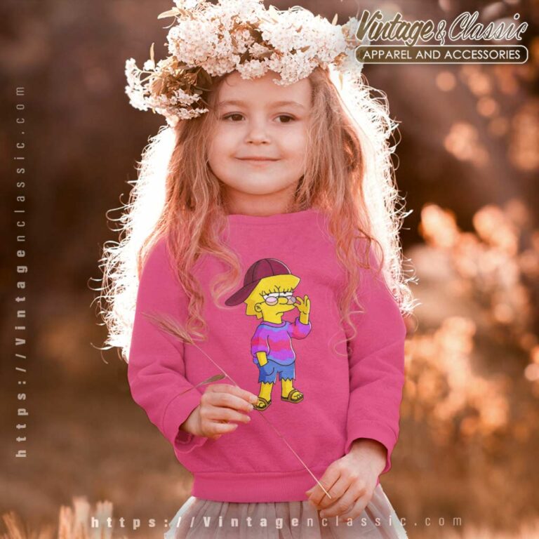 The Simpsons Cool Lisa Kid Sweatshirt The Simpsons Cool Lisa Kid Sweatshirt