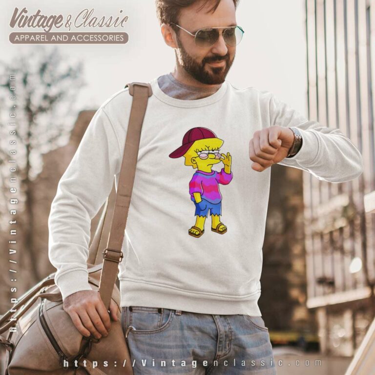 The Simpsons Cool Lisa Sweatshirt The Simpsons Cool Lisa Sweatshirt