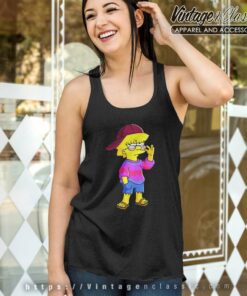 The Simpsons Cool Lisa Tank Top Racerback