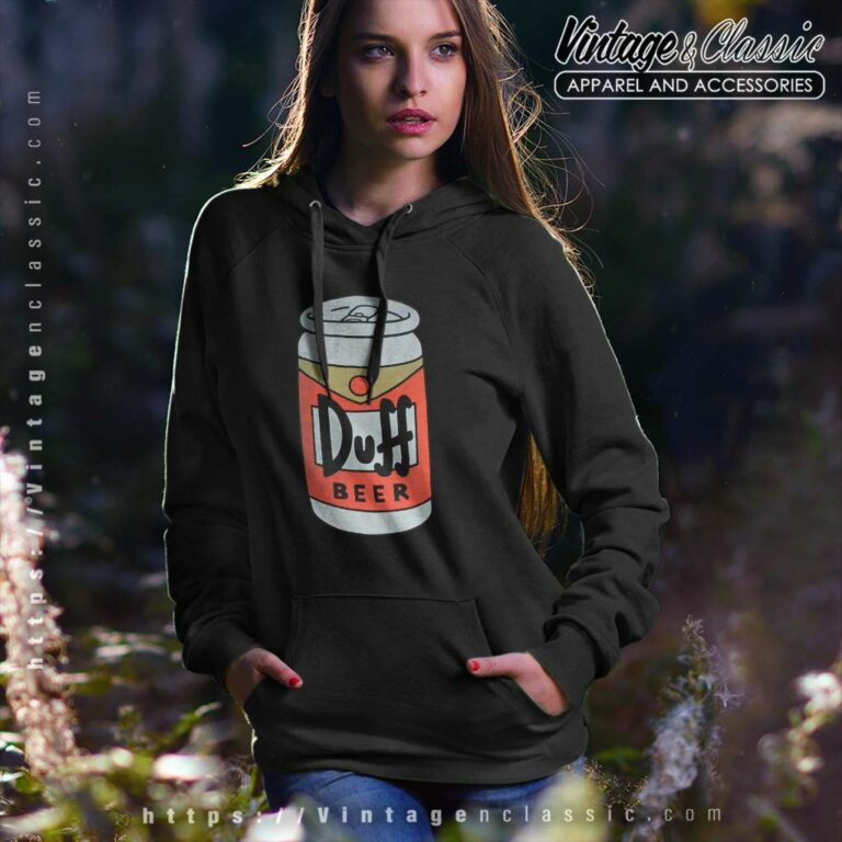 The Simpsons Duff Beer Hoodie The Simpsons Duff Beer Hoodie