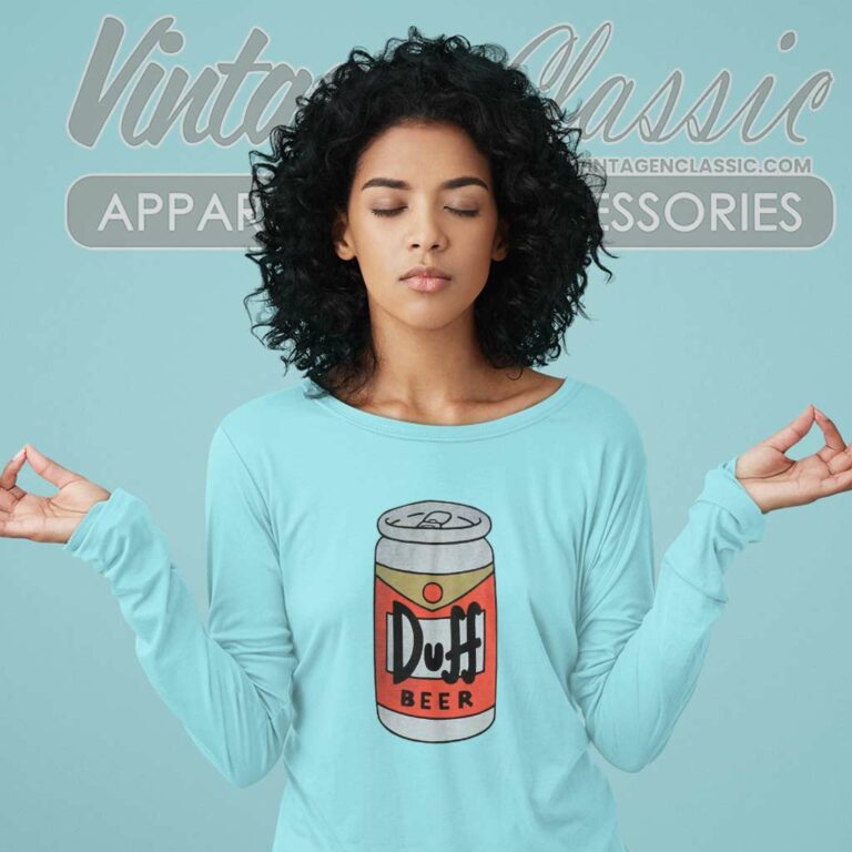 The Simpsons Duff Beer Long Sleeve Tee The Simpsons Duff Beer Long Sleeve Tee