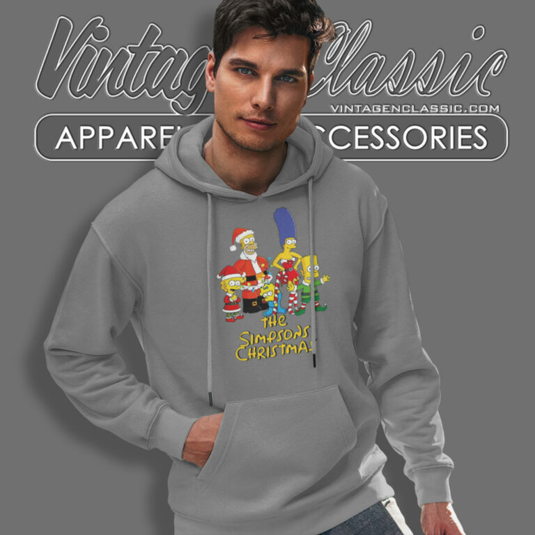 The Simpsons Family Christmas Hoodie The Simpsons Family Christmas Hoodie