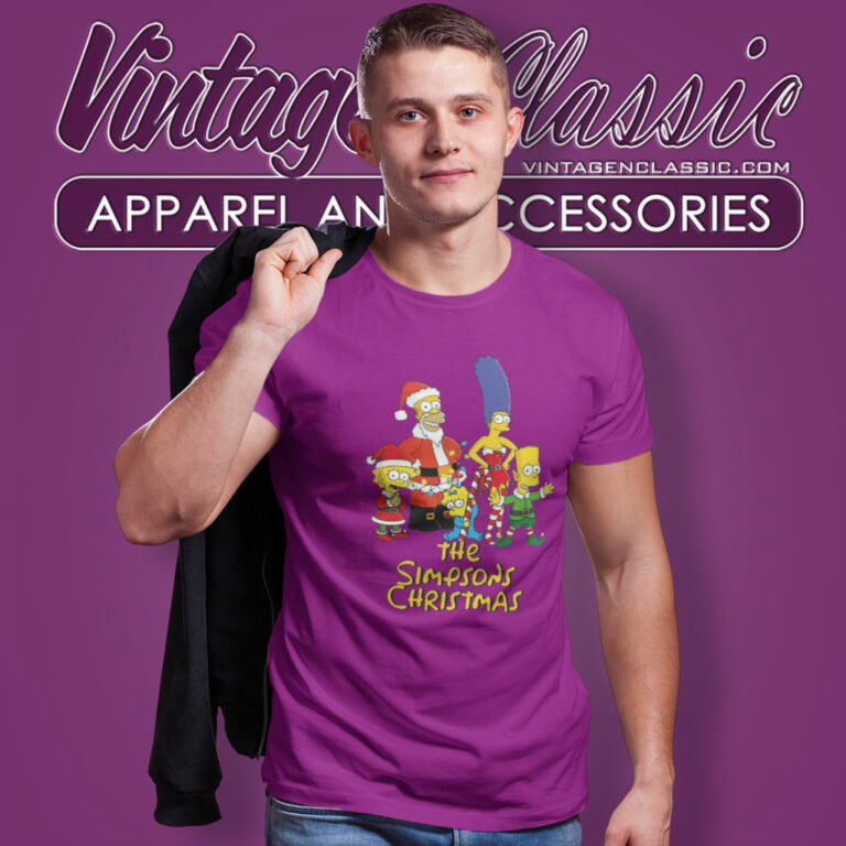 The Simpsons Family Christmas T Shirt The Simpsons Family Christmas T Shirt