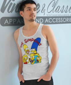 The Simpsons Family Portrait Shirt 7 The Simpsons Family Portrait Tank Top Racerback