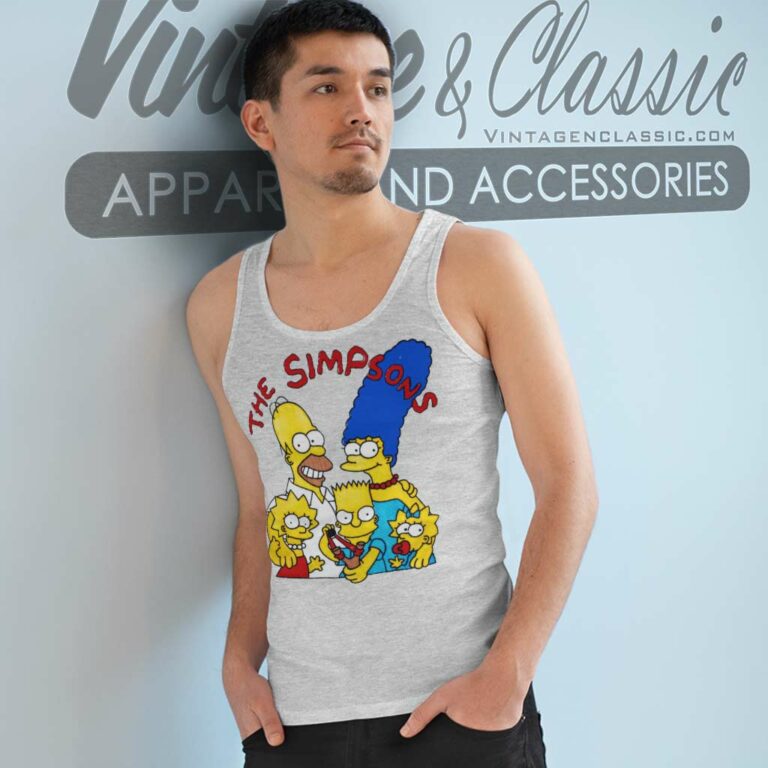 The Simpsons Family Portrait Tank Top Racerback The Simpsons Family Portrait Tank Top Racerback