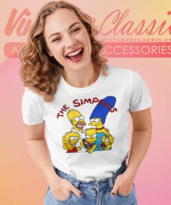 The Simpsons Family Portrait Shirt 5 The Simpsons Family Portrait Women TShirt