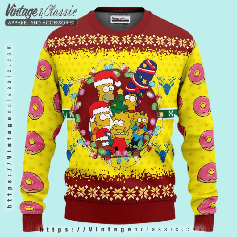 The Simpsons Family Ugly Christmas Sweater Ugly Christmas Sweater The Simpsons Family Ugly Christmas Sweater Ugly Christmas Sweater