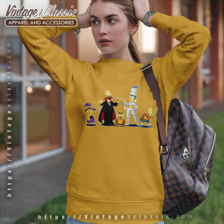 The Simpsons Halloween Skeleton Sweatshirt The Simpsons Halloween Skeleton Sweatshirt