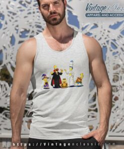 The Simpsons Halloween Skeleton Shirt 5 The Simpsons Halloween Skeleton Tank Top Racerback