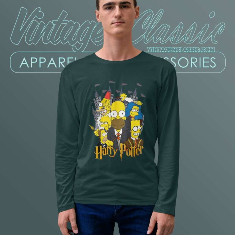 The Simpsons Harry Potter Long Sleeve Tee The Simpsons Harry Potter Long Sleeve Tee