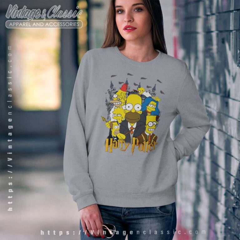 The Simpsons Harry Potter Sweatshirt The Simpsons Harry Potter Sweatshirt