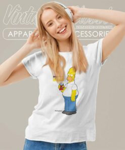 The Simpsons Homer Duff Beer Women TShirt