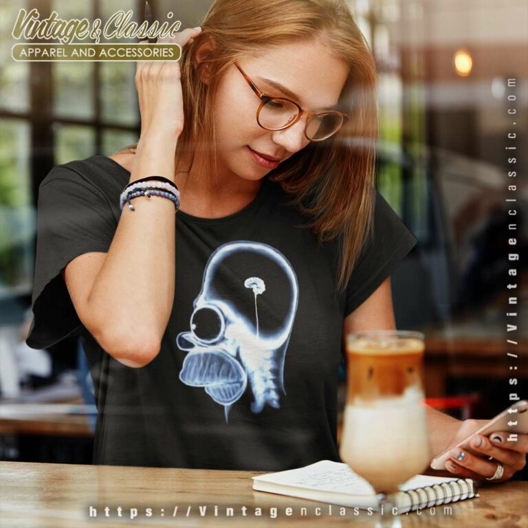 The Simpsons Homer Simpson Xray Women TShirt The Simpsons Homer Simpson Xray Women TShirt