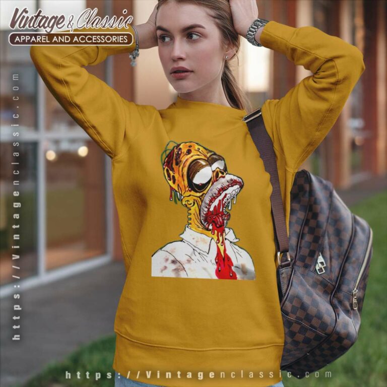 The Simpsons Homer Simpson Zombie Sweatshirt The Simpsons Homer Simpson Zombie Sweatshirt