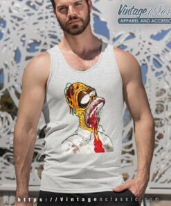 The Simpsons Homer Simpson Zombie Tank Top Racerback