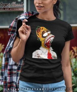 The Simpsons Homer Simpson Zombie Women TShirt