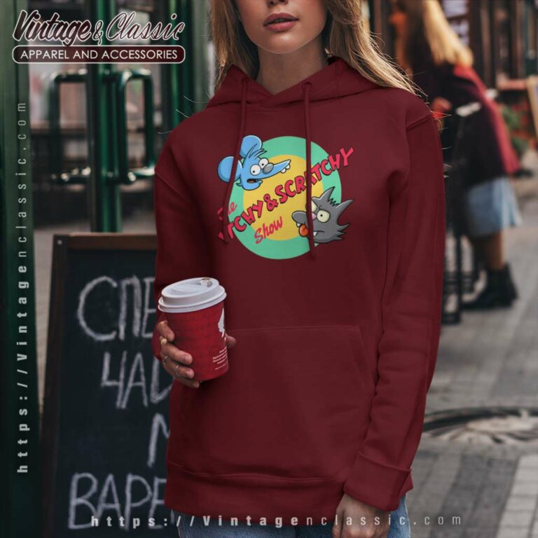The Simpsons Itchy And Scratchy Show Hoodie The Simpsons Itchy And Scratchy Show Hoodie