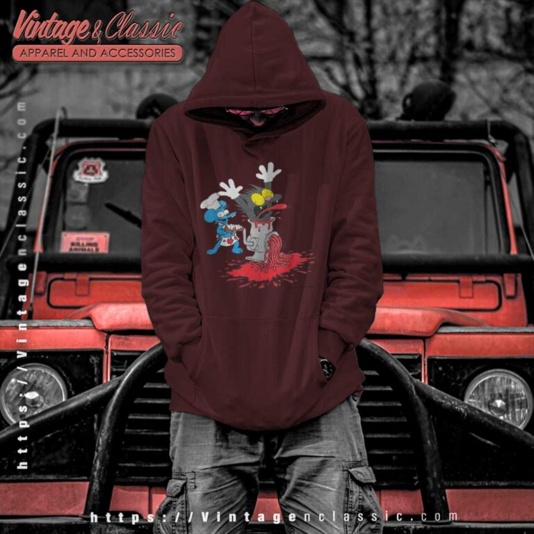 The Simpsons Itchy Scratchy Hoodie The Simpsons Itchy Scratchy Hoodie