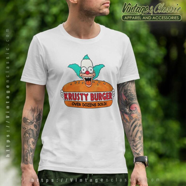 The Simpsons Krusty Burger T Shirt The Simpsons Krusty Burger T Shirt