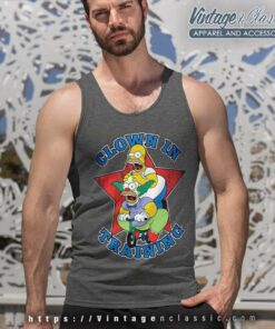 The Simpsons Krusty The Clown Tank Top Racerback