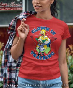 The Simpsons Krusty The Clown Women TShirt