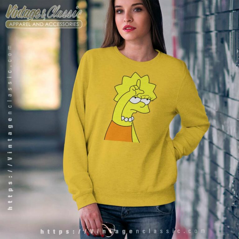 The Simpsons Lisa Loser Sweatshirt The Simpsons Lisa Loser Sweatshirt