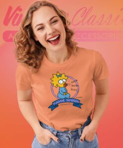 The Simpsons Maggie Simpson Suck Women TShirt