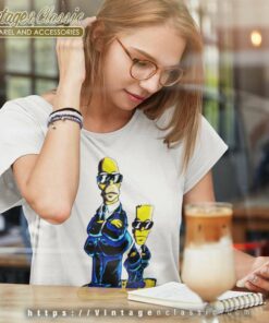 The Simpsons Men In Black Movie Parody Women TShirt