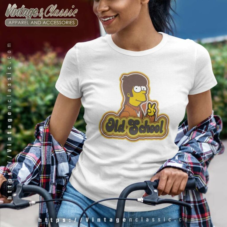 The Simpsons Old School Women TShirt The Simpsons Old School Women TShirt