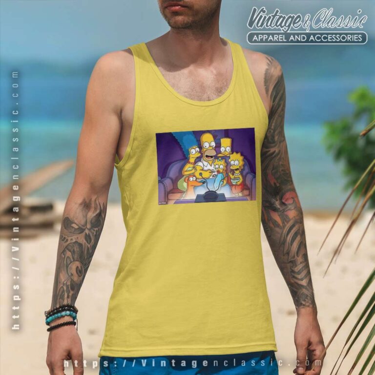 The Simpsons Predict Oceangate Disaster Tank Top Racerback The Simpsons Predict Oceangate Disaster Tank Top Racerback